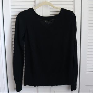 Lululemon black split back sweater